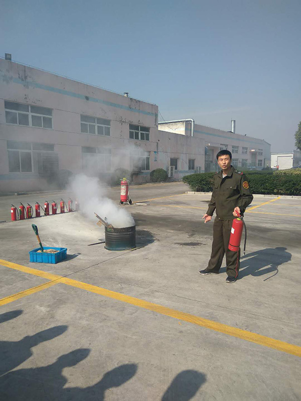 2017年先捷精密消防演习