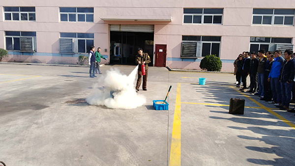 2017年先捷精密消防演习
