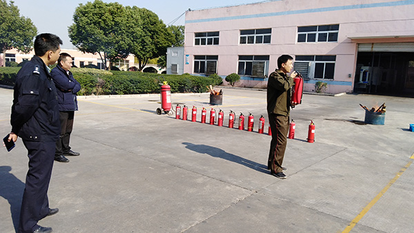 2017年先捷精密消防演习
